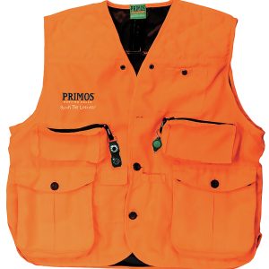 Primos Gunhunter's Hunting Vest Large Blaze Orange Features Compass & LED Light