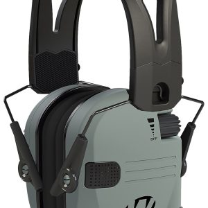 Walker's Razor Tacti-Grip 23 dB Over the Head Battleship Gray/Black Polymer