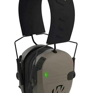 Walker's Razor Rechargeable Electronic Muff 21 dB Over the Head Flat Dark Earth/Black Polymer
