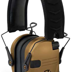 Walker's Razor Slim Electronic Muff 23 dB Over the Head Battle Brown/Black Polymer