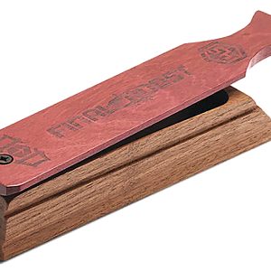 Drury Outdoors Signature Box Call Attracts Turkeys, Natural Walnut/Purple Heart