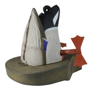 HIGDON DECOYS XS Crazy Kicker Mallard Drake Black/Gray Rechargeable 12V Li-ion Mallard Drake w/Timer