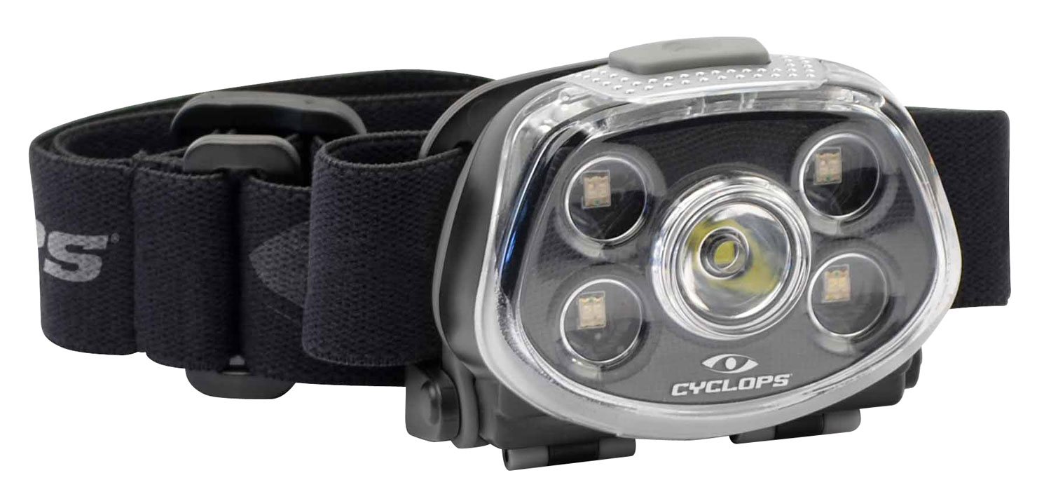 Cyclops XP Force 15/350 Lumens Red/Green/White Cree LED Bulb Black