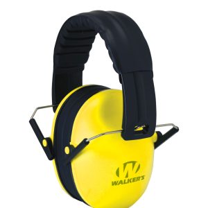 Walker's Baby & Kids Folding Muff 23 dB Over the Head Yellow/Black Polymer