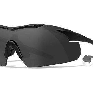 Wiley X Vapor Smoke Gray/Clear Lens Polycarbonate Matte Black Frame