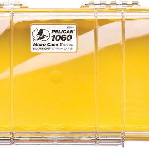 Pelican Micro Case Yellow/Clear Polycarbonate 9.88" Long