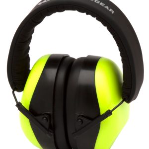 Pyramex Venture Gear V80 Muff Foam 26 dB 32 dB Over the Head Orange Lime/Black Adult 1 Pair