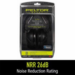 Peltor Sport 500 Electronic Ear Muffs 26dB Black