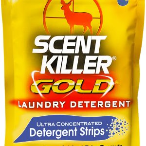 Wildlife Research Scent Killer Gold Laundry Detergent Strips Odor Eliminator Odorless Scent 60 Pack