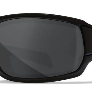 Wiley X Breach Shooting Glasses Gray Lens Matte Black Frame Medium/Large