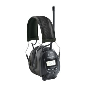 Walker's AM/FM Digital Muff Polymer 25 dB Over the Head Black