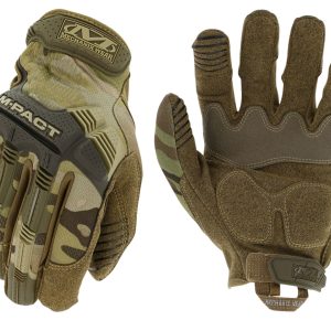 Mechanix Wear M-Pact Gloves Multi-Cam Synthetic Leather 2XL TPR Closure