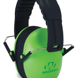 Walker's Baby & Kids Folding Muff 23 dB Over the Head Lime Green/Black Polymer