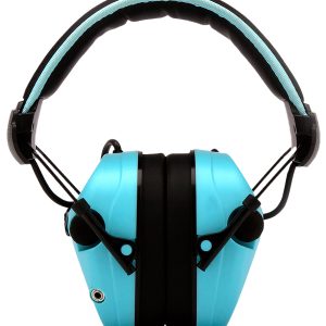 Pyramex Venture Gear Sentinel Muff Polymer 26 dB Over the Head Powder Blue/Black Adult 1 Pair