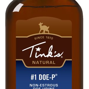 Tinks #1 Doe-P Deer Attractant Doe Urine Scent Plastic 4 oz Bottle