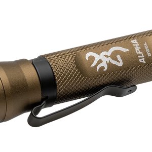 Browning Alpha 2AA Flashlight Burnt Bronze 36/525 Lumens White LED/Green