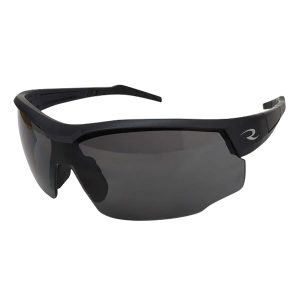Radians Ballistic Shooting Glasses Smoke Gray Lens Black Frame