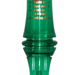 Haydel’s Game Calls “Redleg” Mallard Open Call Double Reed Mallard Sounds Attracts Ducks Green Plastic