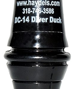 Haydel’s Game Calls Diver Duck Open Call Attracts Ducks Black Acrylic