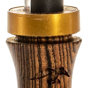 Duck Commander Pro Series Bocote Open Call Double Reed Mallard Hen Sounds Attracts Ducks Brown Wood