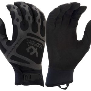 Pyramex Compression Training Black Synthetic Leather Large Hook & Loop