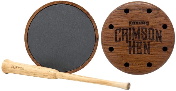 Foxpro Crimson Slate Turkey Pot Call Cherry Wood