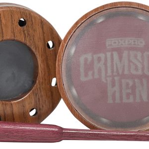Foxpro Crimson Tip Turkey Pot Call Cherry Wood