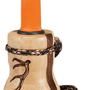 Wayne Carlton’s Calls Lil’ Heifer Cow Call Calf/Cow Sounds Walnut/Maple Wood Barrel