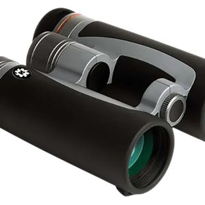 Konus Prince 10x42mm Bak-4 Prism, Center Focus, Black/Silver Aluminum w/Rubber Armor