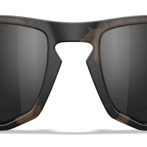 Wiley X Axe Captivate Black Mirror Lens Tortoise Brown Frame