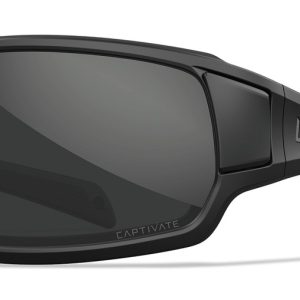 Wiley X Breach 2.5 Captivate Two-Lens Kit Gray and Clear Matte Black Frame