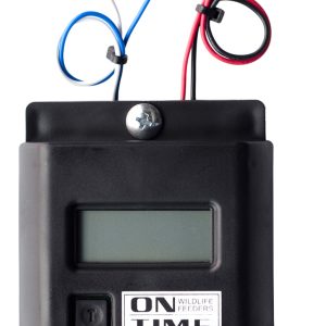 On Time Digital Timer Replacement LCD Display, Adjustable Motor, Operates on 6 or 12 Volt Batteries, Features 6 Feedings with 1-30 Second Run Time, Compatible with Most Brand Feeders