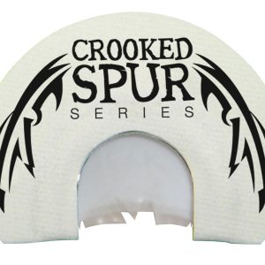 Foxpro Crooked Spur V-Cut Slash Diaphragm Call Triple Reed Turkey Sounds Attracts Turkeys White