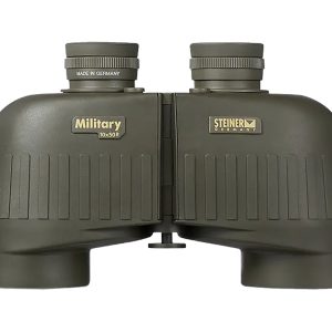 Steiner M1050 Laser Protection Filter 10x50mm SUMR Military Ranging Reticle Floating Prism Sports-Auto Focus, OD Green Makrolon w/Rubber Armor
