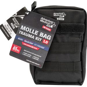 Adventure Medical Kits MOLLE Bag Trauma Kit 1.0 Treats Injuries/Illnesses Black