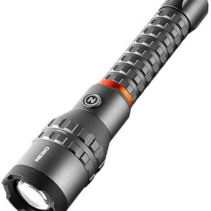 NEBO Davinci 7000L Flashlight Gray 80/1,800/3,500/7,000 Lumens White LED