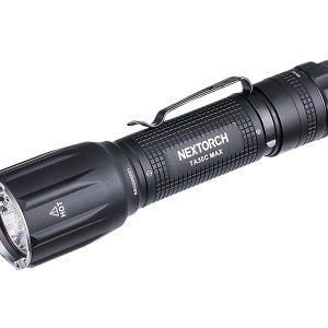 Nextorch Flashlight Black 3000 Lumens 390 Meters Beam Distance
