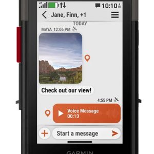 Garmin GPSMAP H1i Plus Dog Tracker/Maps/GPS 64GB Memory Black/Red Transflective, Color TFT Touchscreen