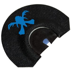 Primos Hook Hunter Hooks Diaphragm Call Attracts Turkeys, Triple Reeds (1 Latex/2 Prophylactic), Black