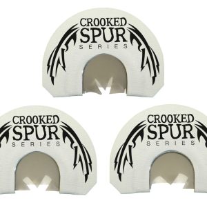 Foxpro Crooked Spur Ghost Spur Combo Diaphragm Call, Attracts Turkey, Triple Prophylactic Reeds