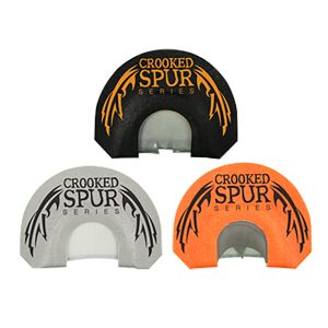 Foxpro Crooked Spur Combo Pack Diaphragm Call Double/3.5 Reed Turkey Sounds Attracts Turkeys Black/Orange/White 3 Piece