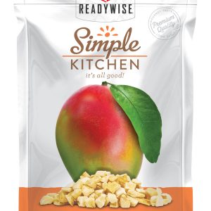 ReadyWise Simple Kitchen Freeze Dried Fruit Mango 1 Serving Pouch 6 Per Case