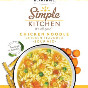 ReadyWise Simple Kitchen Chicken Noodle Soup 8 Servings Per Pouch, 6 Per Case