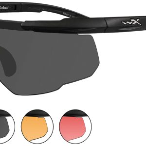 Wiley X Saber Advanced Shooting Glasses Matte Black Frame