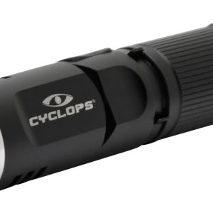 Cyclops FLX400 LED Flashlight Black Anodized 160/400 Lumens White LED