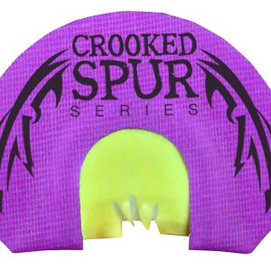 Foxpro Crooked Spur V-Fang Diaphragm Call Triple Reed Turkey Sounds Attracts Turkeys Purple