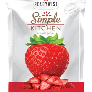 ReadyWise Simple Kitchen Freeze Dried Fruit Strawberry 1 Serving Pouch 6 Per Case