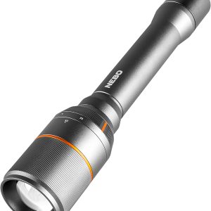 NEBO Davinci 5000 Flashlight Gray 100/1000/5000 Lumens White LED