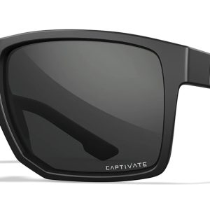 Wiley X Founder Gray Lens Polycarbonate Matte Black Frame