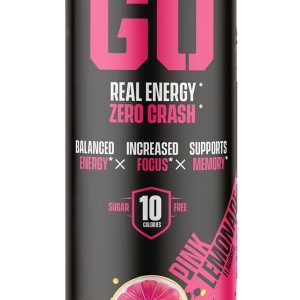 Jocko Fuel Pink Lemonade Energy Drinks 12oz 12Pack